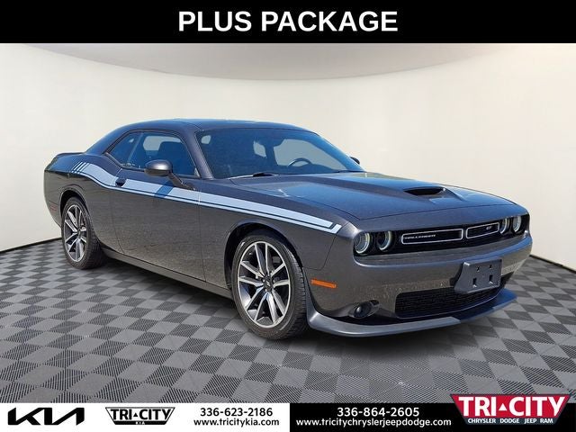 2023 Dodge Challenger GT in Granite Crystal Metallic Clearcoat — front three-quarter view