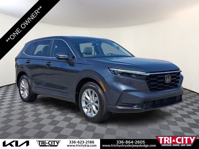 2024 Honda CR-V EX in Sparkle Silver Metallic — front three-quarter view