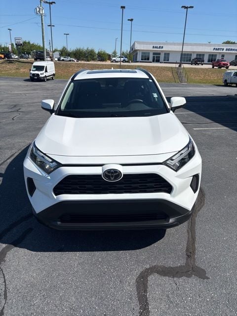 2025 Toyota RAV4 — rear three-quarter view